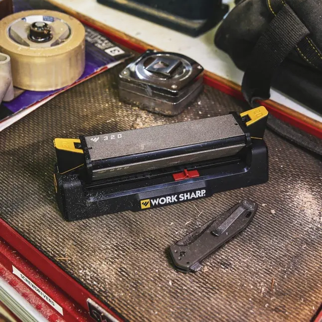 Точилка ручная Work Sharp Benchstone Sharpener, WSBCHBSS-I — Photo 7