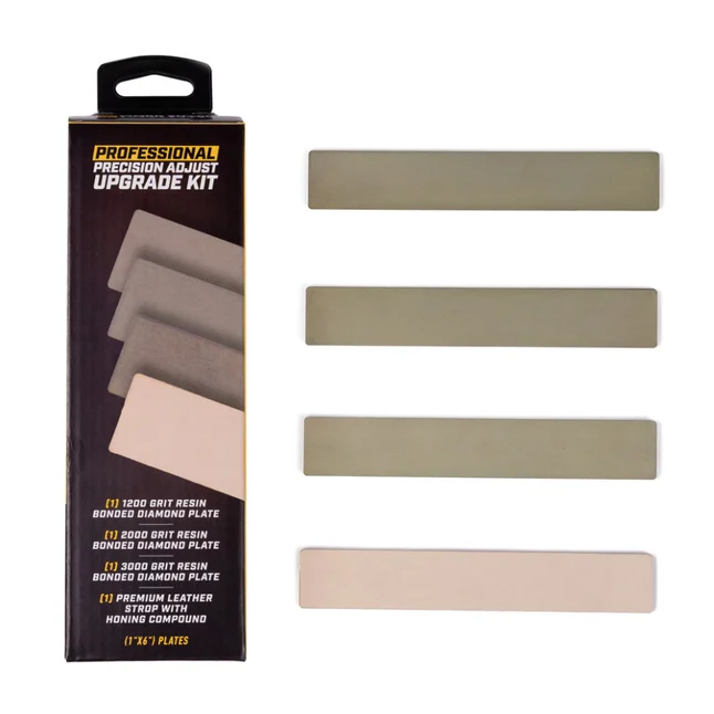 Work Sharp Набор аксессуаров для Professional Precision Adjust Elite Knife Sharpener (3 точильных камняя, 1 кожаная полоса, 1 полировальная паста) — Photo 1