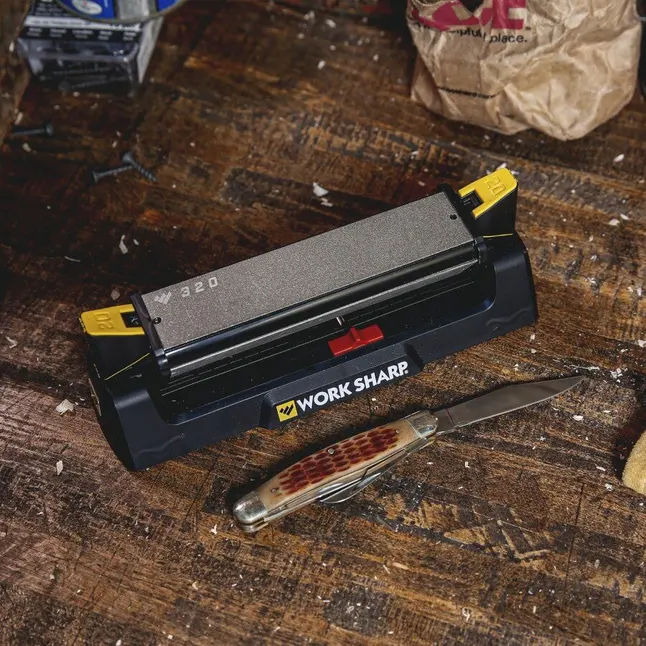 Точилка ручная Work Sharp Benchstone Sharpener, WSBCHBSS-I — Photo 11