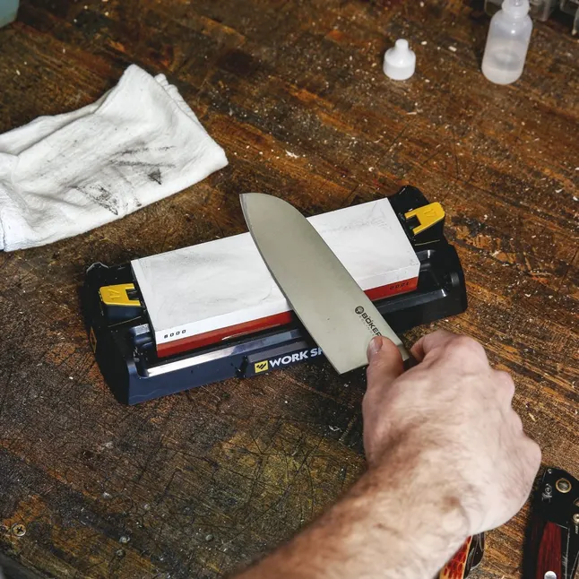 Точилка Ручна Work Sharp Benchtop Whetstone Sharpener, WSBCHWHT-I — Photo 11