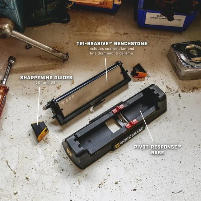 Точилка ручная Work Sharp Benchstone Sharpener, WSBCHBSS-I — Photo 4