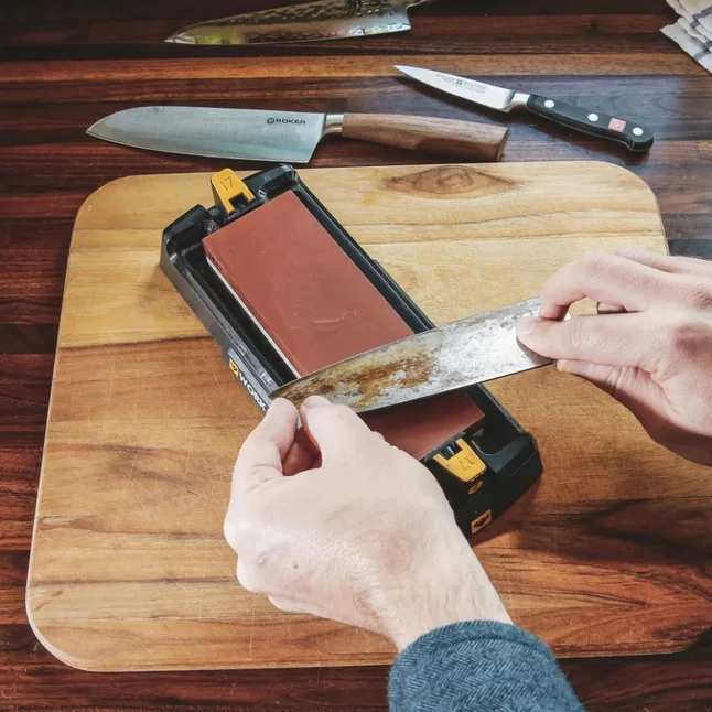 Точилка Ручна Work Sharp Benchtop Whetstone Sharpener, WSBCHWHT-I — Photo 13