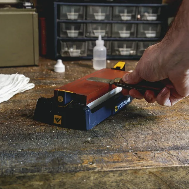Точилка Ручна Work Sharp Benchtop Whetstone Sharpener, WSBCHWHT-I — Photo 9