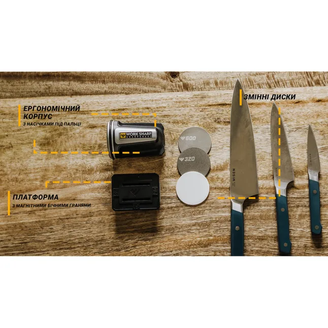 Work Sharp Точилка механічна Rolling Knife Sharpener WSKTNRKS-I — Photo 35