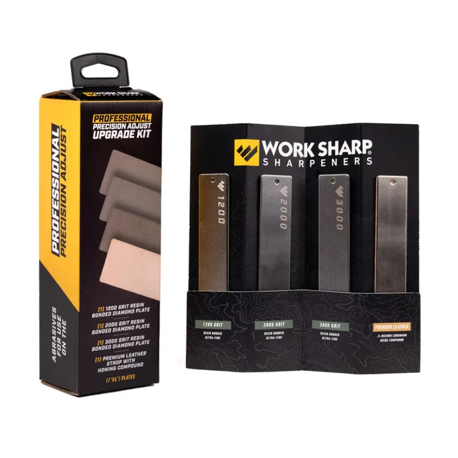 Work Sharp Набор аксессуаров для Professional Precision Adjust Elite Knife Sharpener (3 точильных камняя, 1 кожаная полоса, 1 полировальная паста) — Photo 9