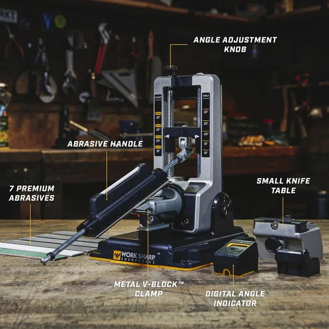 Точилка механическая Work Sharp Professional Precision Adjust Knife Sharpener, WSBCHPAJ-PRO — Photo 29