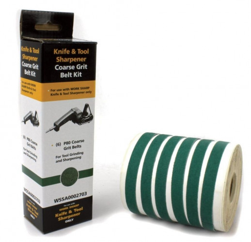 Запасні стрічки WSKTS P80 Aluminum Oxide (6 стрічок) до Точила Work Sharp 
